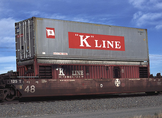 Image result for "K" line train containers